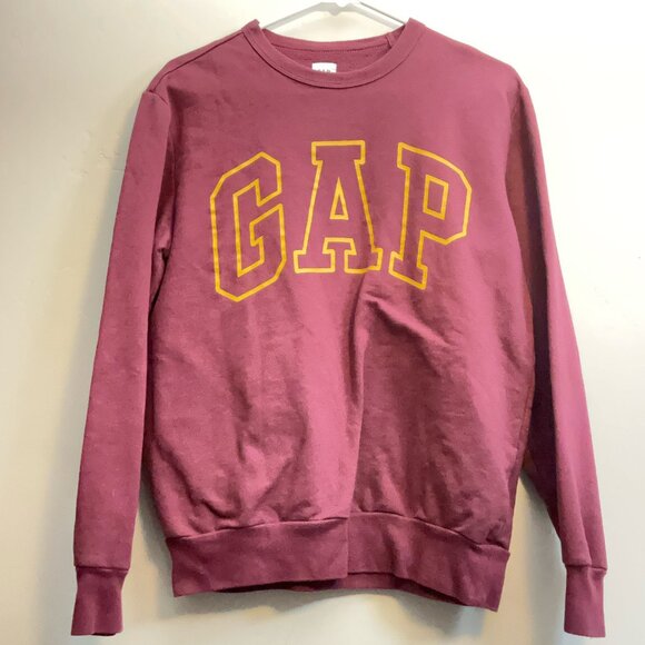 GAP Men's Logo Fleece Crew Sweatshirt - Picture 1 of 4